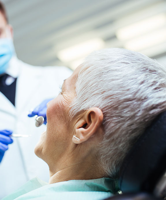 Signora dal dentista